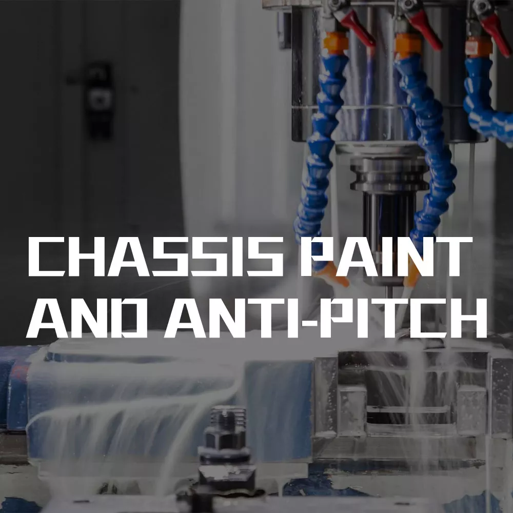 Chassis paint and anti-pitch