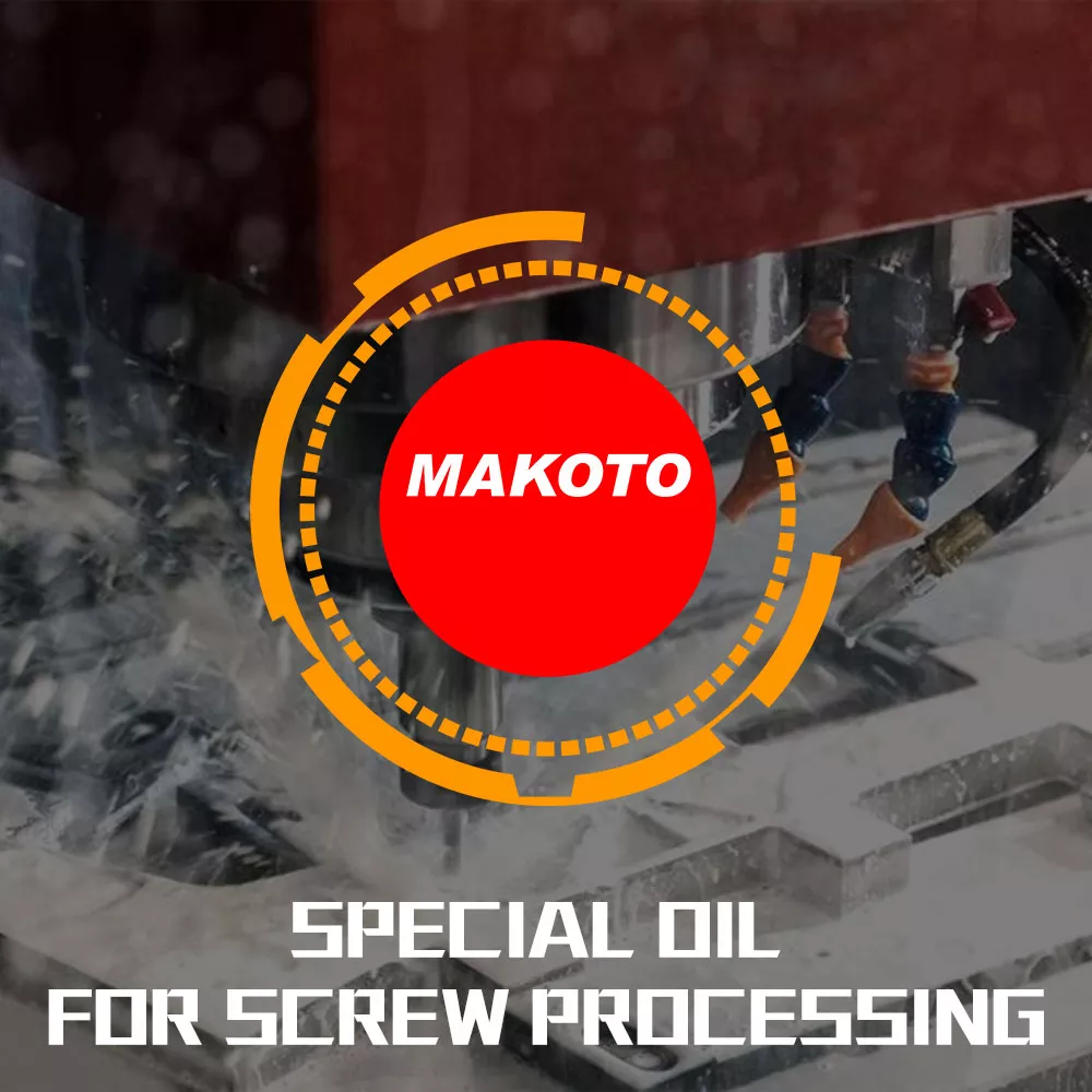 Special oil for screw processing